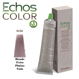 Echos Colour - 12.22 Extra Platinum Violet Blonde - Colour Cream without PPD and Resorcinol - 100 ml