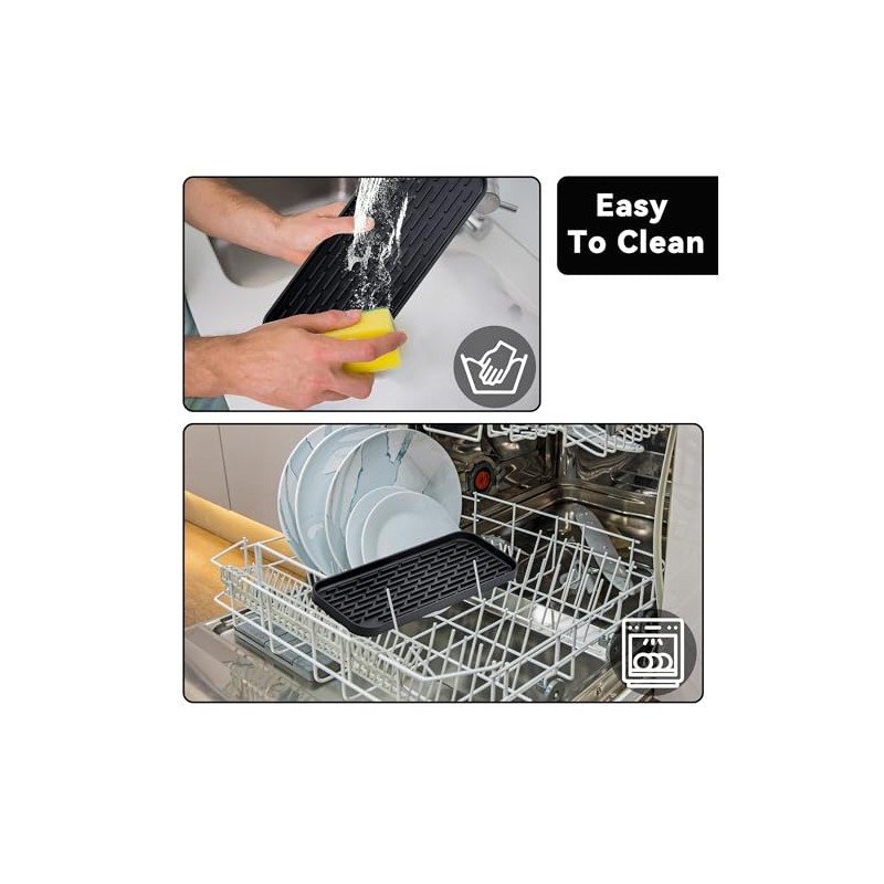 Drip Pan Compatible with Drink Dispenser, 1 Pack Silicone Tray