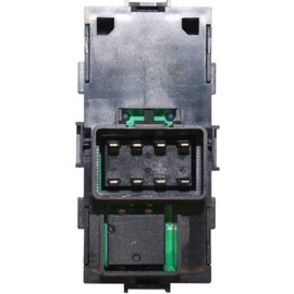 for Chevy Traverse Window Switch 2009-2017 Driver OR Passenger Side | Single Piece | Rear | Black | 2289554625877770