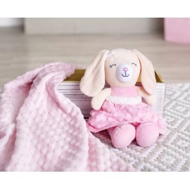 Baby Starters Ella Soft Plush Doll with Satin Lined Skirt Perfect for Newborns and Toddlers