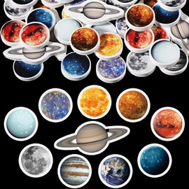 Eersida 50 Pcs Solar System Mini Eraser Novelty Space Erasers Small Erasers for Kids Bulk for Student Homework Party Favor Gift Filling Home School Work Classroom Reward Prizes Gifts, 10 Styles