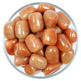 TENET - 5 PIECES Natural tumbled stone polished for crystallotherapy, reiki and meditation - 20-25 mm (red avventurine)