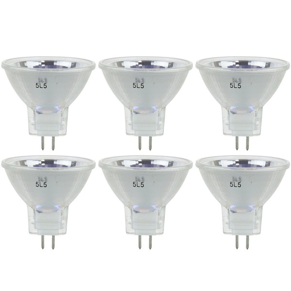 6 Pack Sunlite 20 Watt, 10 Narrow Spot, MR11 Mini