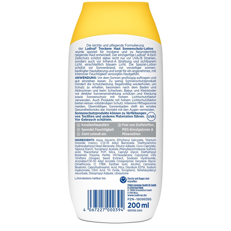 Ladival Dry Skin Sun Protection Lotion SPF 30: Sun Cream