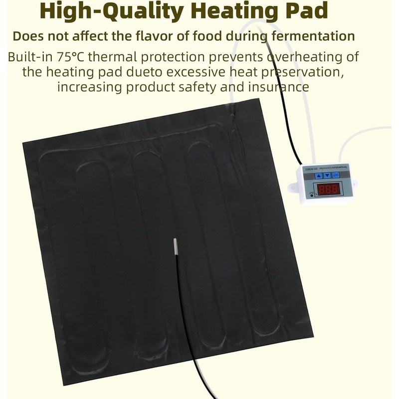 Bread Fermentation Box, Sourdough, Heating Dough Box for Hobby Bakers,