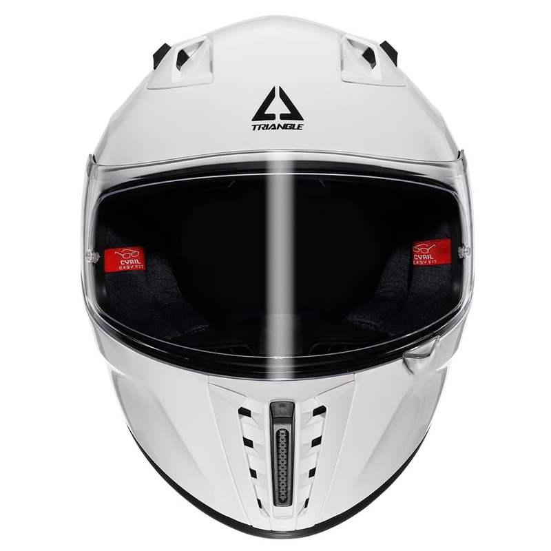 TRIANGLE Full Face Motorcycle Helmet with Extra Tinted Visor for
