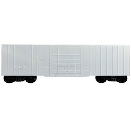 Evolve Blank Boxcar (Halves) DIY Train (White)