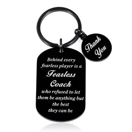 TI-EDC Valentines Day Gifts for Coach Teacher Thank You Gifts Keychain Appreciation for Coach A Men Women Football Soccer Basketball Coach End of Season Coach Gift Team Mom Gift White Elephant Gifts