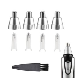 GOMINYUF 4 Pcs Replacement Heads Compatible with Ear and Nose Hair Trimmer Clipper as The Photo Show-Include a Cleaning Brush