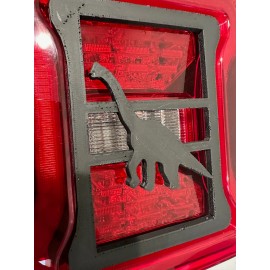 Jeep Long Neck Dinosaur in 3D for Jeep  Led Version JK/JKU/JL Rear Tail Light Cover
