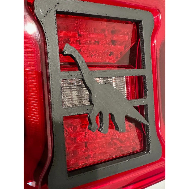 Jeep Long Neck Dinosaur in 3D for Jeep  Led Version