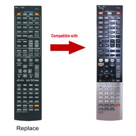 RAV345 Replacement Remote fit for Yamaha AV Receivers RX-V571 RX-V771 RXV1600 HTR-6130 RX-V867 WT92810US 7.1 Ch HDMI Home Theater Surround Sound Receiver Stereo System