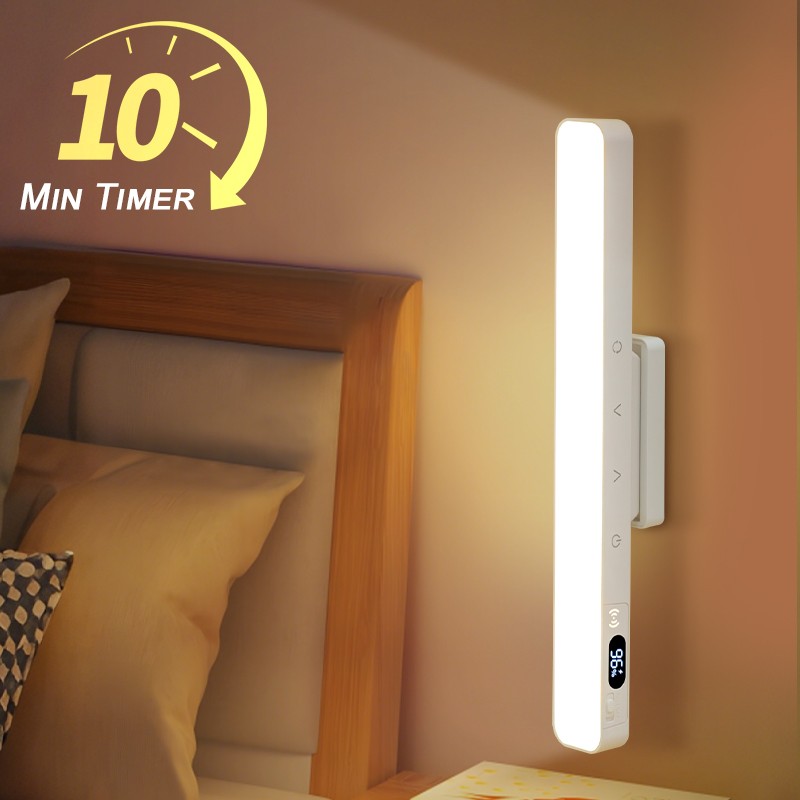 Magnetic LED Desk Lamp, 5 Color Temperature Eye-Caring Light, Stepless