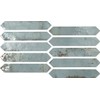 2x10 Palermo Collection Picket Aqua Glazed Ceramic Wall Tile Kitchen