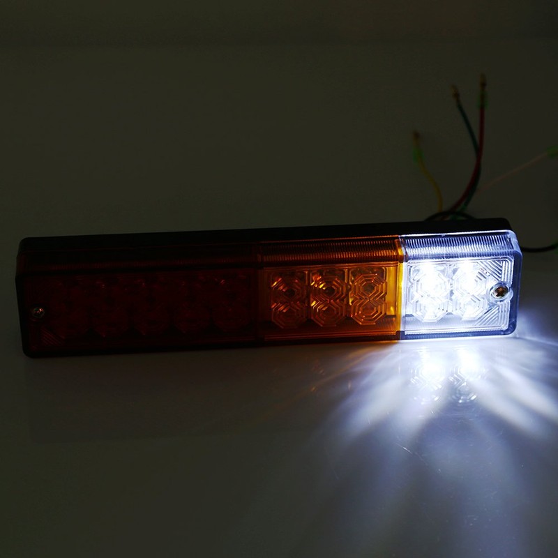 2 Pcs 30 LED Taillights Truck Rear Tail Light Brake