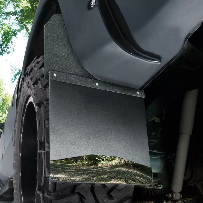 roadworks 10" stainless steel mud flap weights pair front rear