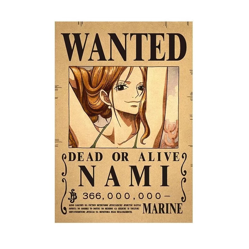 Generic 10 x One Piece Luffy Straw Hat Pirates Wanted