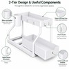 2-Tier Under Sink Organizer for Kitchen & Bathroom – Stainless