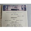 RMS TITANIC 1ST & 2ND CLASS BREAKFAST MENUS REPLICA SET.