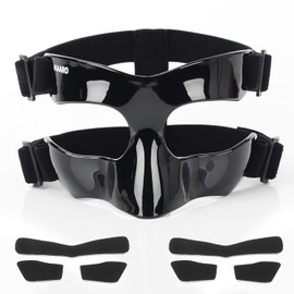 Nose Protection for Broken Nose Face Masks for Football, Basketball and Other Sports, Adjustable Transparent for Adults and Teenagers, Suitable for Men and Women
