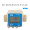 K24 LCD Turbine Digital Diesel Fuel Flow Meter Widely Used