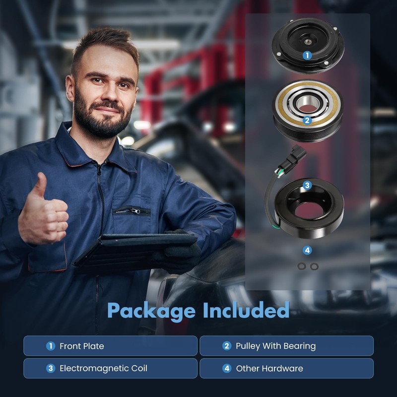 ECCPP A/C Compressor Clutch 2014-2018 for Ford Fusion 1.5L AC