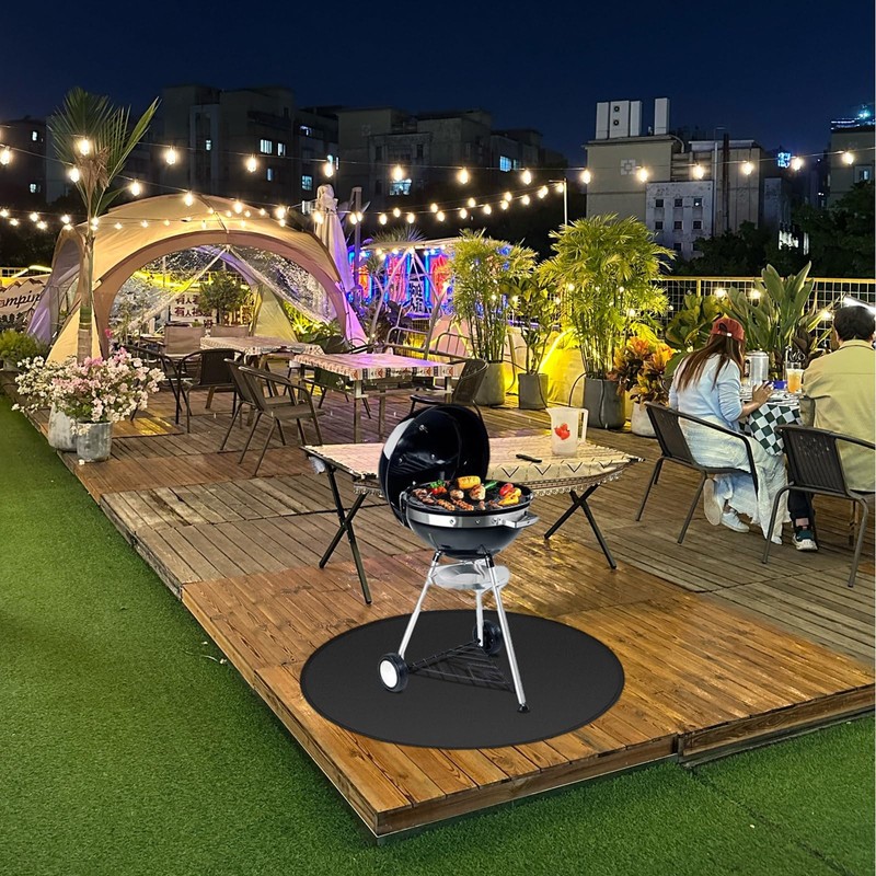 Grill Mats for Outdoor Grill,Fire Pit Mat for Under Fire