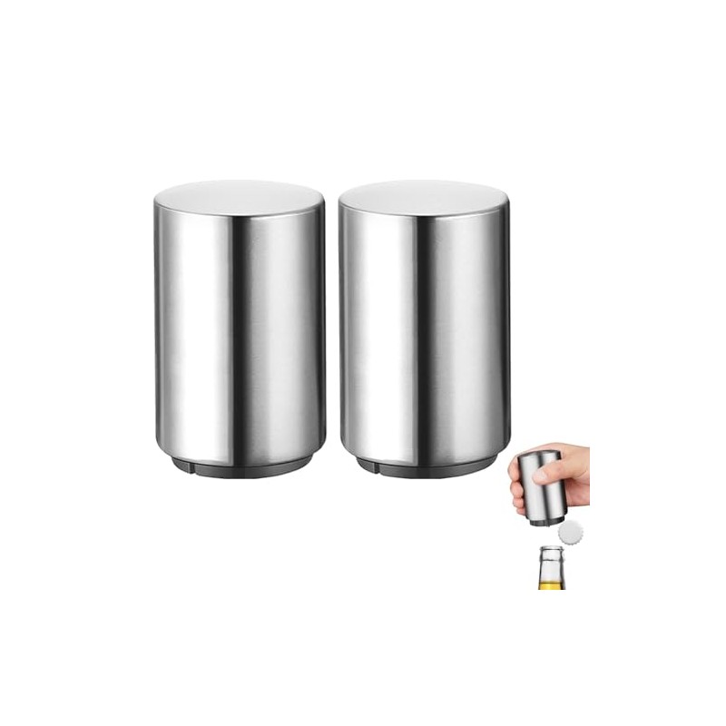 Destapador de Cerveza Automático 2 Pcs, Abridor de Botellas de