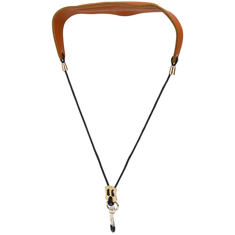 Saxophone Strap Plus Cotton Artificial Leather Adjustable Shoulder Musical Instrument