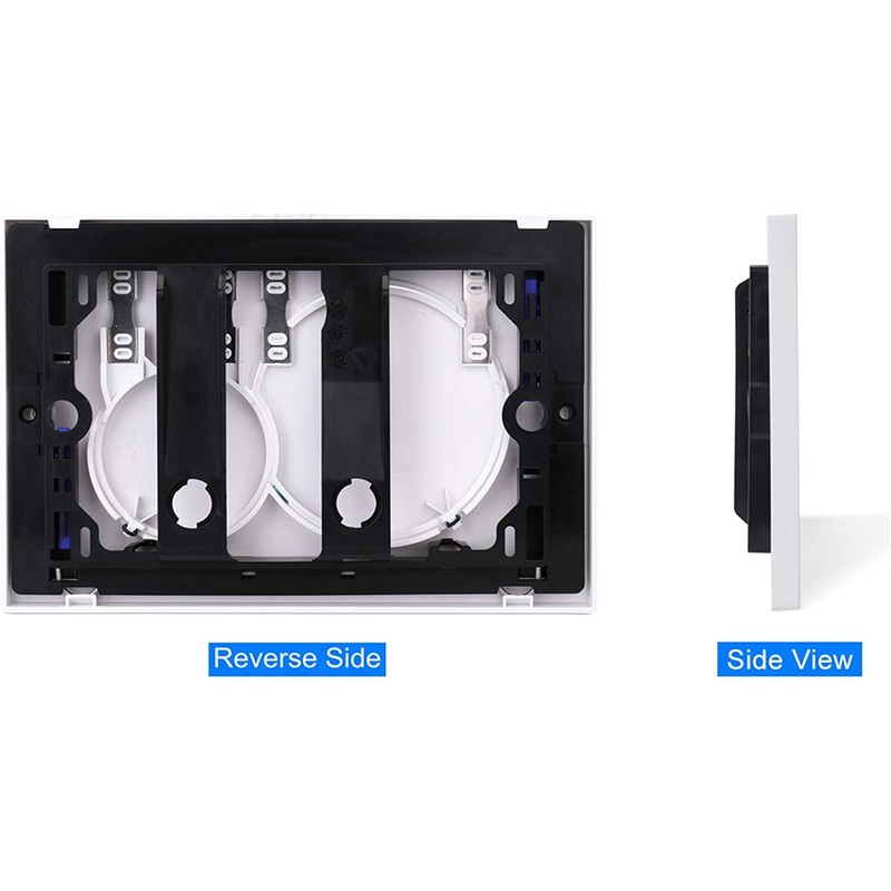 Dual Flush Actuator Plate Front Actuation Compatible with Geberit 115.770.11.5