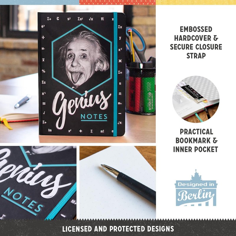 Nostalgic-Art Retro Notebook A5 Einstein - Genius Notes - Gift