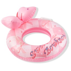 WATINC Swimming Ring Pool Inflatable for Children Swimming Pool Float Pool Ring Summer Holiday Outdoor Beach Water Party Toy Float Inflatable Pool Swimming Ring for Children Toddlers