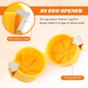 3pcs Egg Shell Opener,Egg Topper Cutter Tool,Handheld Eggs Breaker,Multifunctional Egg