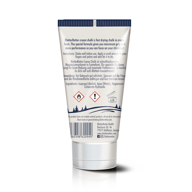 KletterRetter Creme Chalk 150 ml – High-Quality, Quick-Drying Magnesia in