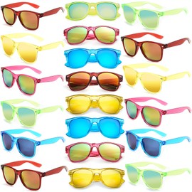 Fsmiling Neon Sunglasses Bulk Adult Party Sunglasses Summer Beach Wedding Birthday Party Supplies,20Pack