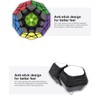 Megaminx Speed Cube, Pentagonal Dodecahedron Cube Puzzle Toy (Qiheng Black)