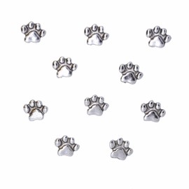 Paw Print Pushpins - Silver Finish