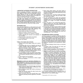 BookFactory® Student Lab Notebook (Scientific Grid Format) 8.5" x 11" - 50 Pages (25 Pack) Saddle-Stitched - Green Cover (LAB-050-7GSS (Lab Notebook)