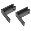 INCREWAY Railing Wall to Glass Clamp, 2PCS 90 Degrees Glass