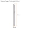 HARFINGTON 5pcs Mn Steel Feeler Gauge 0.3mm Thickness 150mm Length