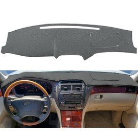 Dash Cover Mat Custom Fit for Lexus LS430 Dashboard Pad Carpet Protector F243 (Darkgray)