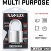 Blackstone Anti-Theft Loud 130db Alarm Padlock Weather Proof Heavy Duty