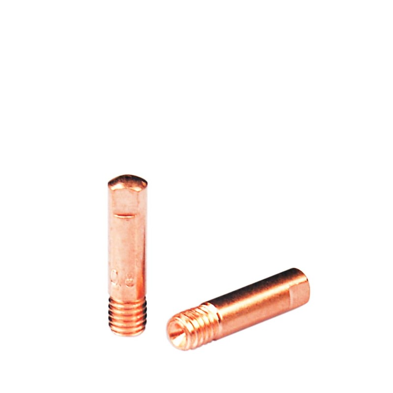 24PCS Mig Welding Nozzle Welder Torch Nozzles Consumables Gold Tip
