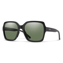SMITH Flare Sunglasses – Performance Sports Sunglasses for Cycling, Running, Baseball, Golf – for Men & Women – Matte Black + ChromaPop Polarized Gray Green