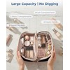 Cosmetic Bag Organizer Travel, Compact Lightweight Accessory for Travel and