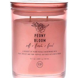 DW Home Peony Bloom Large Double Wicked Candle 15.1 oz.