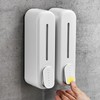 Soap Dispenser Wall Mount, 300ml ABS Easy to Install Manual