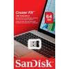 SanDisk Cruzer Fit Flash Drive 64GB USB 2.0 Memory Stick