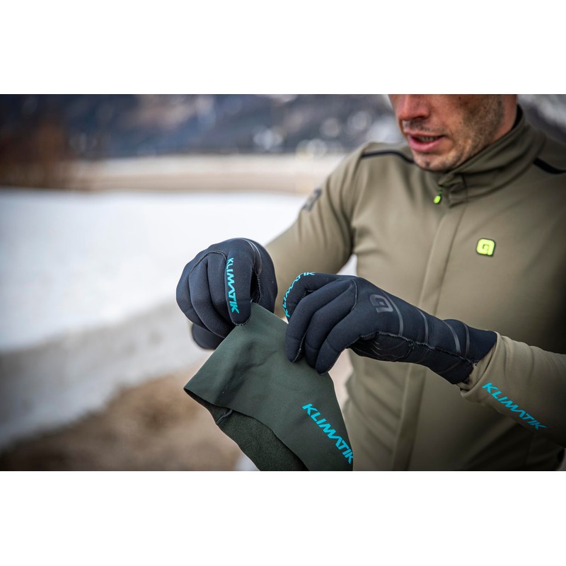Alé Cycling Unisex Climate Neoprene Winter Gloves, Black, XL/XXL