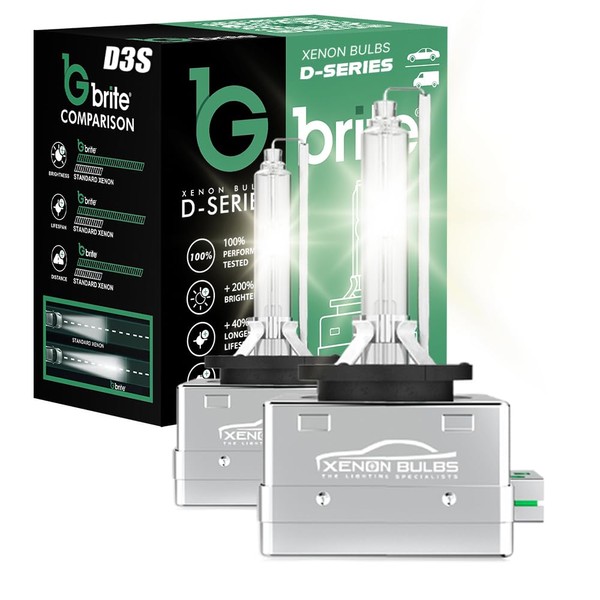 GBrite - 2X D3S 4300K 35W HID Xenon Replacement OEM